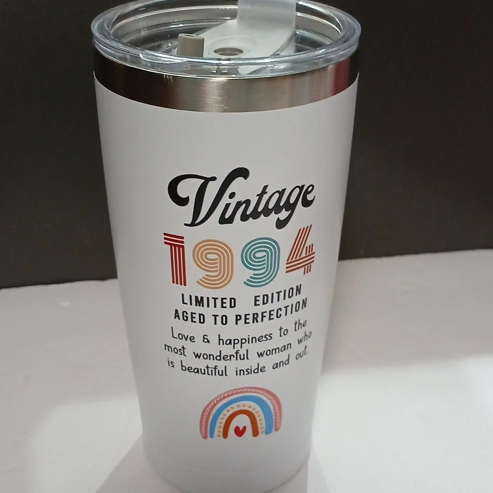 Vintage 1994 Tumbler 20 Oz. and Socks Gift Set